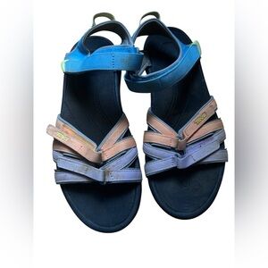 Teva Tirra multi-colored sport sandals.